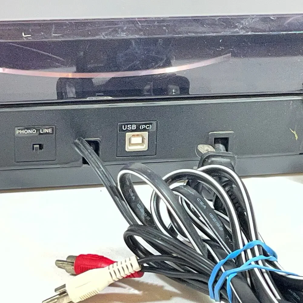 Sony Stereo Turntable System Record Player PS-LX300USB Tested Working